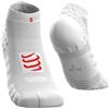 COMPRESSPORT PRO Racing Socks v3.0 Run Low, Calzini da Gara Unisex-Adult, Bianco, 4