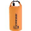 CRESSI Dry Bag, Sacca/Zaino Impermeabile per attività Sportive Unisex Adulto, Arancio, 20 LT