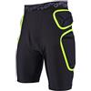 O'NEAL | Protezioni-Pantaloncini | Motocross Enduro Moto | Schiuma Eva ad Alta densità Durevole, Cuscinetti di Ventilazione integrati, Elastico in Vita | Trail Short | Adulto | Nero Lime | Taglia M