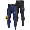MEETWEE Pantaloni Termici Uomo, Calzamaglia Termica Biancheria Intima Traspirante Asciugatura Rapida per Ciclismo e Lo Allenamento Sci Corsa