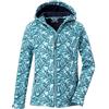 killtec Bambine e ragazze Giacca softshell/giacca outdoor con cappuccio Mädchen Softshelljacke Print, mint, 164, 43200-000