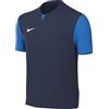 Nike Unisex Kids Short-Sleeve Soccer Jersey Y Nk DF Trophy V JSY SS, Midnight Navy/Photo Blue/White, DR0942-410, M