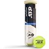Dunlop Sports Dunlop Unisex D Tb Atp Championship 4Pet Palline da tennis Yellow One Size