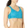 BROOKS 350081464 Drive Convertible Run Bra Reggiseno Sportivo Donna Lagoon Speckle Print Taglia 0321D