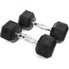 BILDER - Coppia Manubri Palestra 7,5 Kg, Forma Esagonale e Impugnatura Antiscivolo, Set Pesi Palestra e per Allenamento a Casa per Tonificazione e Riscaldamento, Set Manubri Resistenti e Salvaspazio