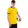 JAKO Maglietta Unisex Glory, Manica Corta, Giallo/Nero, S