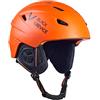 Black Crevice Streif, Casco da Sci Unisex Adulto, Arancione Opaco/Nero, XS (53-54 cm)