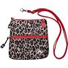 Glove It Borsa Zip Golf, Astuccio Accessori Premium Donna, Tre Tasche Funzionali Cerniera, Organizzatore Leggero Elegante, Nylon Resistente, Design Pratico, Scomparti Sicuri - Leopard - One Size
