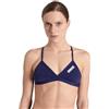 ARENA Performance Team Solid Top Bikini da Donna Sportivo per Piscina, Costume da Bagno ad Asciugatura Rapida, Tessuto Maxfit Eco Resistente al Cloro, Protezione UV, Tessuto Frontale Foderato