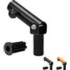 Yes4All T-Bar Row Plate Post Insert Landmine Attachments - Fit 5cm Olympic Bars - Full 360° Swivel Multifunctional Gym Equipment for Full Body Workout