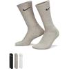 NIKE 3ppk Value Cotton Crew-smlx, Calze Uomo, Carbon Heather/White/Black, L