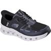 Skechers Uomo Glide-Step Pro Slip-In ALLENATRICE, Black Mesh/White, 41 EU