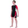 SEAC Ciao, Muta Corta, Neoprene 2.5 mm per Snorkeling, Subacquea e altre Attività in Acqua Unisex Bambini, Nero/Rosso, 9 Anni