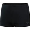 Speedo Bambino Pantaloncini da Bagno Aquashort Eco Endurance+ | Resistenza al Cloro | Asciugatura Rapida | Tessuto Elasticizzato | Materiale Riciclato | vestibilità Comoda Black 7-8