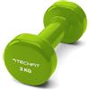 TechFit Manubrio In Neoprene Palestra In Ghisa Rivestita Antiscivolo Per Fitness Allenamento Corpo Libero Ginnastica Aerobica Esercizi Di Forza E Tonicità Impugnatura Ergonomica