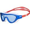 ARENA The One Mask Junior Occhialini Nuoto Anti-Appannamento per Bambini, Maschera Piscina con Grandi Lenti Specchiate, Protezione UV, Ponte Nasale Autoregolante, Guarnizioni Orbit-Proof