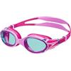 Speedo Unisex Bambini Occhialini da nuoto Biofuse 2.0 | Regolazione semplice | Anti-appannamento | Tenuta Stagna | Migliore aderenza e comfort | Flamingo Pink/Fuchsia/Blue One Size