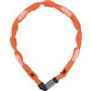 ABUS Lucchetto a Catena 1200 Web - Lucchetto con Combinazione a 3 cifre - Catena in Acciaio temprato - Lucchetto per Bici Leggero con Colori a Scelta - Accessori per Bici - 60 cm - Arancione