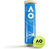 Dunlop Sports Dunlop Unisex D Tb Australian Open 4Pet Palline da tennis Yellow One Size