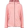 CMP - Giacca in Pile Highloft da Donna con Cappuccio Fisso, Peach, 44