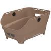 Basil Cento Neo WSL Cestino Posteriore - 21L - In Plastica Riciclata - Riflettente - 46.9x23.7x14.1cm - Sabbia