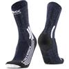 X-Socks X-Bionic 4.0 TREK X Merino - Calze da donna in lana merino di alta qualità per un maggiore comfort e resistenza durante i trekking più impegnativi - Blu/Bianco, 41-42