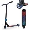 Schildkröt Kickless Stunt Scooter, Design: Sunset, Ottimo Monopattino con Compressione HIC e Cerchio in Alluminio, Ruote in PU da 100 mm, per Acrobazie e Manovre Ambiziose