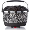KLICKfix Unisex - Adulti Carrybag GT Cestino per la spesa, Fleur Nero, 24 litri