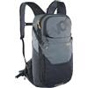 EVOC Zaino per bici EVOC RIDE 12 Zaino per bici per sentieri e altre attività (gestione intelligente delle tasche, ventilato con imbottitura posteriore AIR-PAD), Carbon Grey / Black