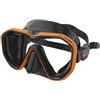 SEAC Appeal - Maschera da Subacquea Made in Italy monolente con Fibbia 3D Direttamente sul facciale Unisex Adulto