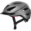 ABUS Casco da città Pedelec 2.0 - Casco da bicicletta con luce posteriore e cappuccio antipioggia - Per il traffico urbano - Per donne e uomini