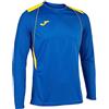 Joma Maglietta a Maniche Lunghe Championship VII Blu Reale Giallo