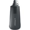 LifeStraw Peak Series - Borraccia pieghevole con sistema di filtraggio dell'acqua - 650ml per trail running, hiking, viaggi, ciclismo, e pesca. Senza BPA, Dark Mountain Gray (grigio)