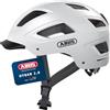 ABUS Hyban 2.0 city - casco da bici con luce posteriore, calotta rigida in ABS, buona vestibilità - per uomo e donna