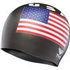 TYR Berretto Stampa USA Unisex Adulto, Nero, TU