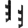 Yes4All SN5M Supporto orizzontale per bilancieri a parete, 3 Bars