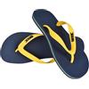 SEAC Ohau, Infradito in Gomma per Mare, Piscina, Spiaggia e Barca, blu/giallo, 41/42