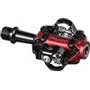 Funn Tactic Pedali Clipless - Compatibili con Tacchette SPD, Pedali da Gara XC per MTB (Rosso)