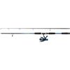 Shakespeare Firebird Spinning Combo | Canna da pesca e mulinello combo pre-bobina con lenza | esche da pesca d'acqua dolce e salata per pesca predatore luccio, pesce persico, luccioperca | blu/nero |