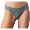 Calvin Klein Donna Slip Taglio Bikini Intimo, Grigio (Blue Performance), L