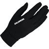 Salomon Guanti Salomon Merino, calore invernale naturale, comfort traspirante, compatibile con touchscreen, lana traspirante per la corsa