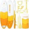 HUIIKE Tavola Sup Gonfiabile Adulti con Accessori Inclusi, Pagaia, Pinne, Pompa. Stand Up Paddle Board con Grande Stabilità e Resistenza. 305 x 84 x 15 cm, Carico Massimo 130 kg