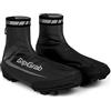 GripGrab RaceAqua X Wasserdichte Winddichte MTB CX Gravel Aero Überschuhe Radsport Überzieher/Gamaschen für Regen Wetter, Copriscarpe da Bicicletta. Unisex-Adulto, Nero, S (38-39)