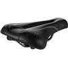 Selle Italia DONNA Gel Flow - Sella Bicicletta da Donna, Telaio in FEC Alloy, Foro Anatomico, Comfort Gel, Ammortizzatore - Taglia L2, Nero
