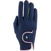 Roeckl Sports Guanti da equitazione LONA, Unisex, Navy/Rosa 8
