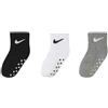Nike Baby Boy's Grippy Socks 3 Pair Pack (12-24 Months)