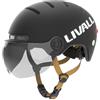 LIVALL L23, Casco da Bicicletta Unisex-Adult, Black, L