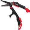 Rapala Ra0118004, Forbici Unisex Adulto, Nero/Rosso, Taglia unica