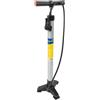 On Bike Pompa Officina A 3 Piedi Silver | Pompa Bici Metallo Tubolare Con Impugnatura A T E Base Stabile | Compatibile Valvole Universali Presta Schrader Dunlop