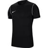 Nike Y Nk Dry Park20 Top Ss, Maglietta a Maniche Corte Unisex bambini, Nero (Black/White/White), S